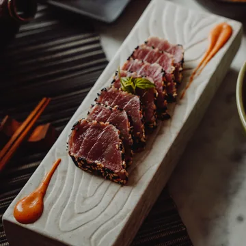 Sashimi de Atum Maçaricado